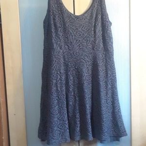2/$22 Gray lace summer dress
